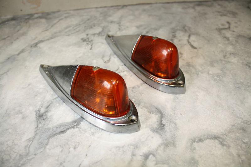 Vintage 1966 yankee 77 sae-p-66 truck cab top marker lights 4070 