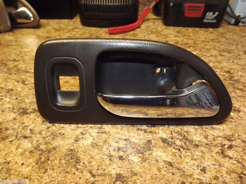 94-97 oem usdm honda accord interior rear right door panel handle rr dark brown