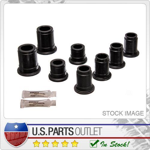 Energy suspension 8.3108g control arm bushing set black performance polyurethane