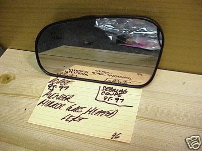 Dodge avenger 95-97 1995-97 power door mirror glass driver lh