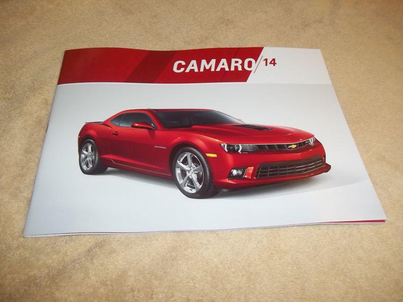 Mint 2014 chevrolet camaro sales brochure z/28 ls lt ss zl1 coupe convertible