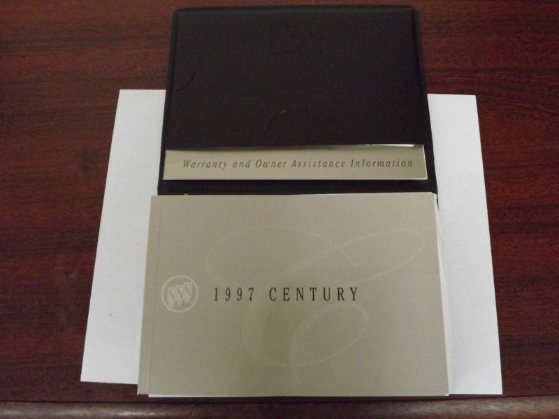 Buick century owners manual 1997, auto repair, instructions, automotive