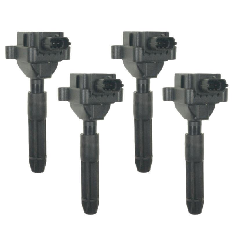 Ignition coil pack set of 4 cop mercedes benz c230 slk230 0001501780