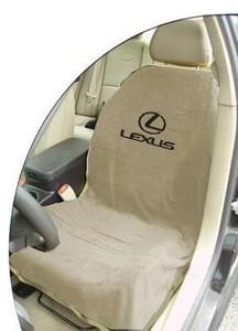 Lexus tan slip-on seat cover / gym, fitness towel 