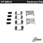 Centric parts 117.65010 front disc hardware kit