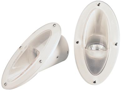 Aqua signal docking lights pair white 85103-7