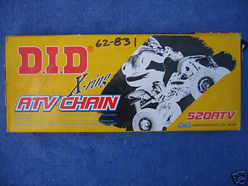 Did 520atv x-ring atv chain  92 link 