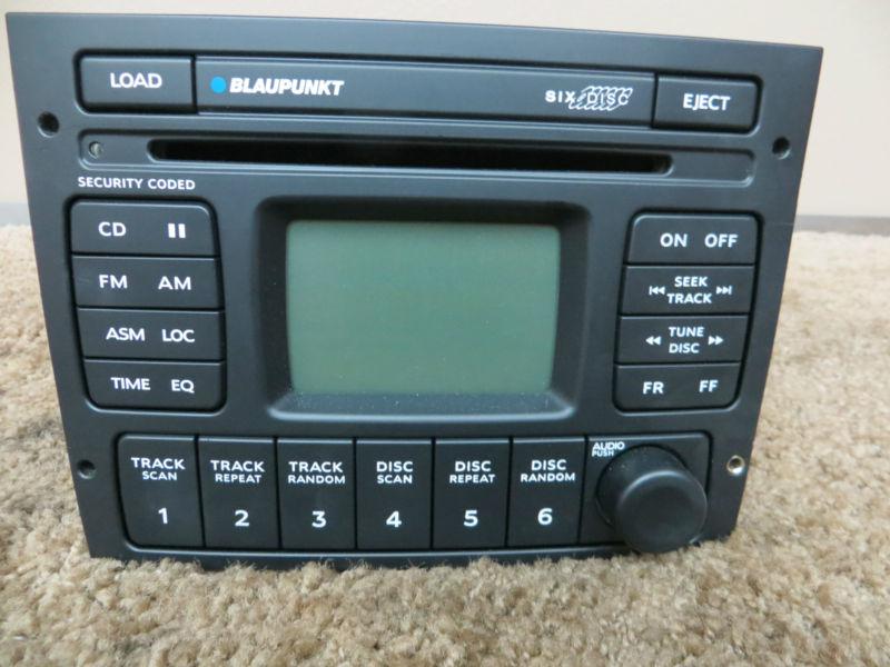 04 gto radio oem factory 6-disc am fm cd player 06 05 blaupunkt tested good 