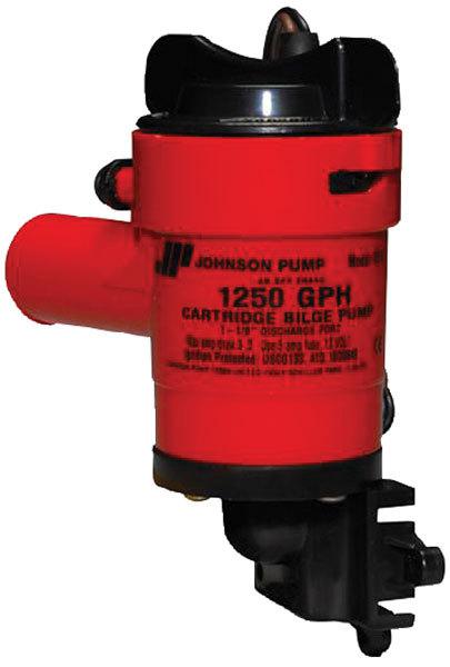 Johnson low boyancy bilge pump - 1250gph - 5.75''l x 3.20''w x 2.82''h 33103