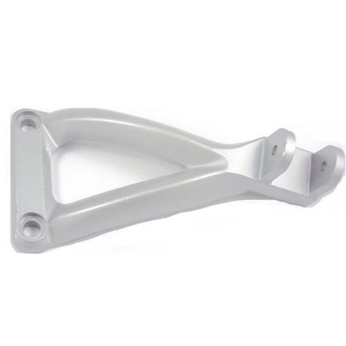 Rear left footrest bracket silver for hyosung gv650 carby model