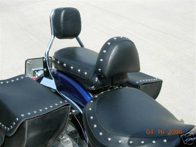 Yamaha 1100 v star classic or silveradomotorcycle  driver backrest quick release