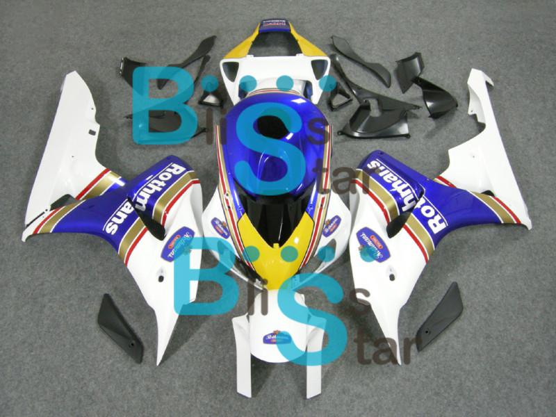 Fairing white blue bodywork kit set cbr 1000 rr cbr1000rr 2006-2007 40f r w11