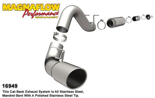 Magnaflow 16949 ford diesel 6.0l diesel, 5in. xl performance diesel exhaust