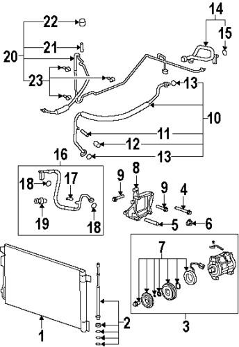 Buick 22757062 genuine oem factory original discharge hose