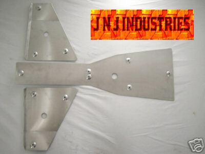 Suzuki lt-r450 frame & a-arm skid plate set atv ltr450