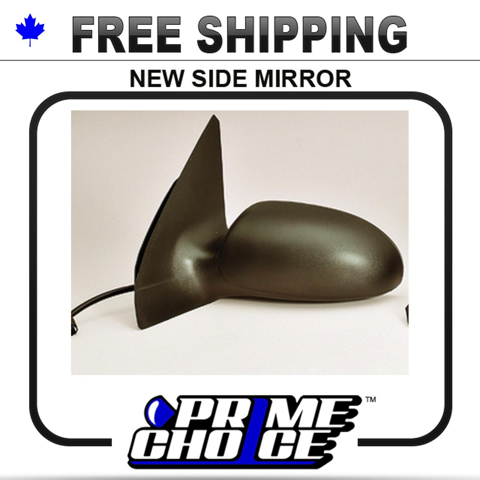 New power gloss black 1996-1999 taurus/sable driver side view mirror left door