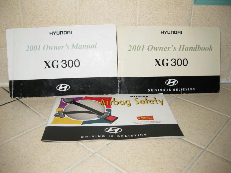 Hyundai xg300 owner's manual.