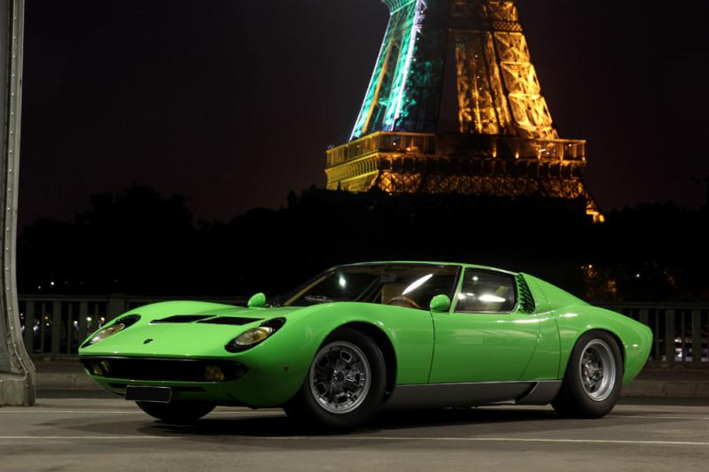 Lamborghini green miura hd poster classic super car print multiple sizes avail