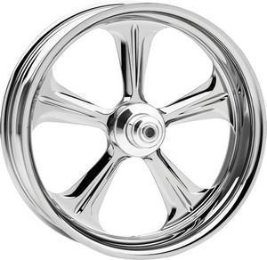 Performance machine wrath wheel rear 18x10.5 chrome aluminum for hd all