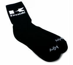 New kawasaki men's stacked logo padded socks men's shoe size 9 - 13 k0073850bklx