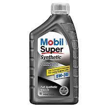 Mobil super synthetic case 5w-30 synthetic motor oil - 1 quart, (pack of 6) 