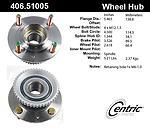 Centric parts 406.51005 rear hub assembly