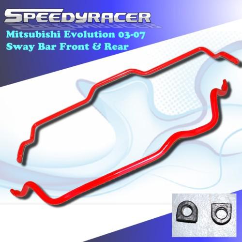 03-07 lancer evo evo8 evo9 front + rear anti sway bar 