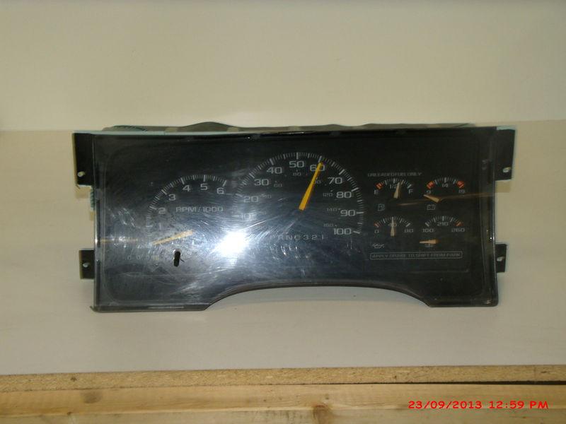 96-99 chevy 1500 pickup speedometer-gas, at, speedo  