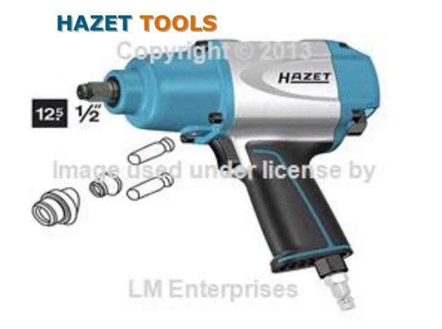 Hazet pneumatic impact wrench 7000 rpm 750 nm max torque 1/2" drive new