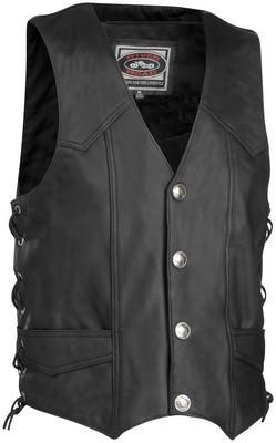 River road wyoming nickel vest black m/medium