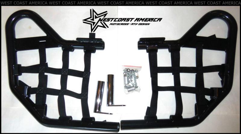 Black painted nerf bars for yamaha raptor 660 all models  free shipping r660 r