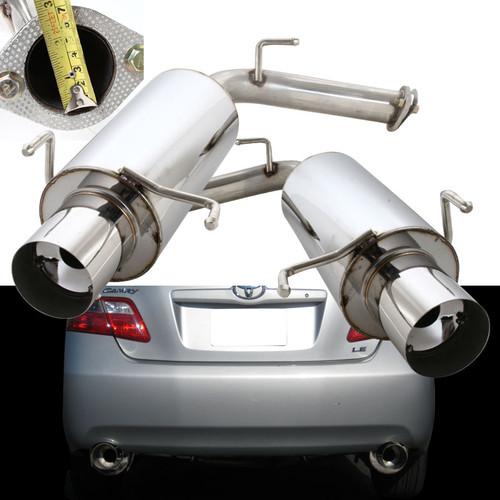 2007-2011 toyota camry v6 3.5l dual axleback exhaust muffler