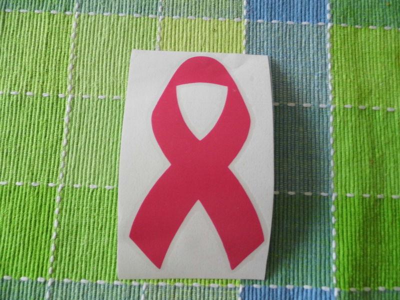  breast cancer awareness vinyl decal (free shipping)