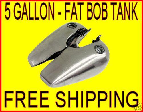 Fat bob bobbed 5 gallon steel gas tank tanks 47-1984 harley davidson shovelhead