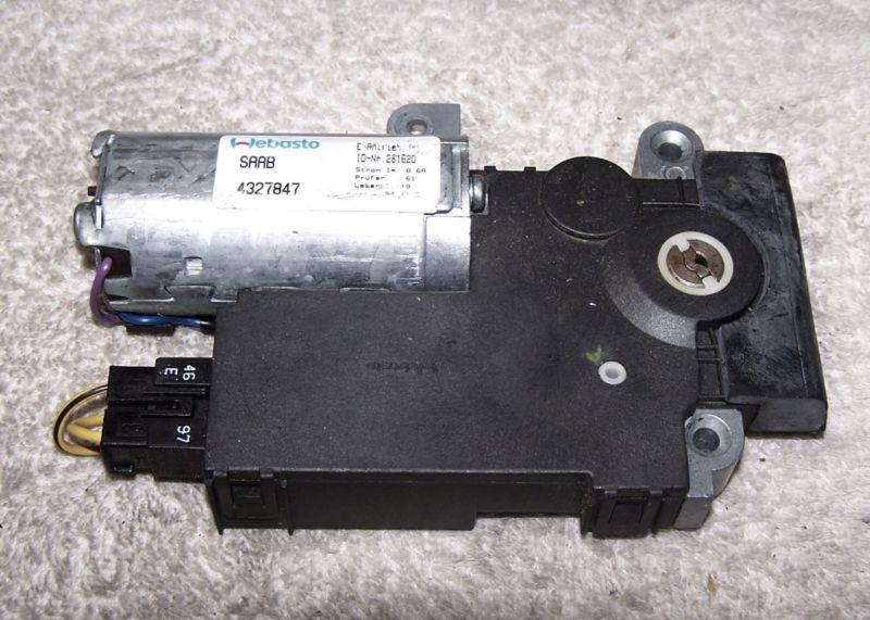 98-02 saab 9-3  93 power sunroof motor  4327847 free shipping