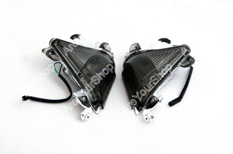 Front turn signals for lens kawasaki zx10r 2004-2005 smoke