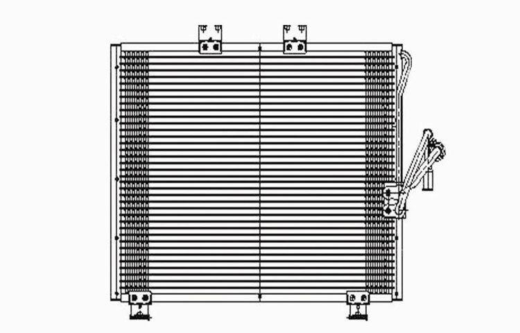 Replacement condenser parallel flow type 97-99 jeep wrangler 2.5/4.0l 55036366ac