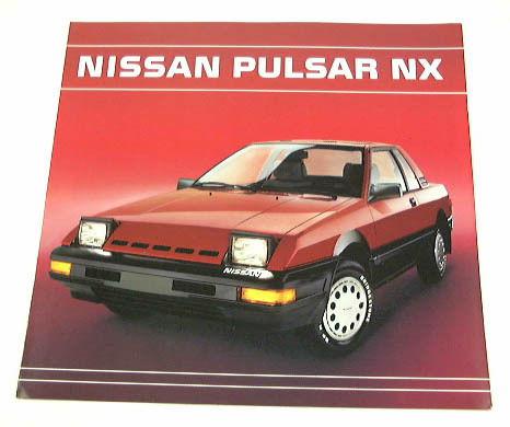 1987 87 nissan pulsar nx brochure