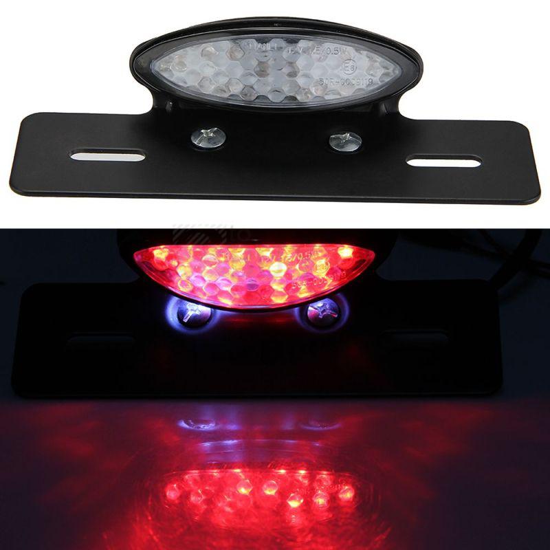 Red 14 led motorcycle brake running turn signal rear tail light