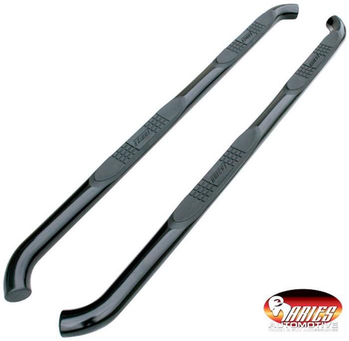 Dodge ram 1500 crew cab  black side step bars aries 205016  (list $248)