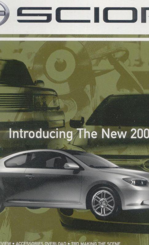 2004/2005 scion nos new car car sales magazine brochure