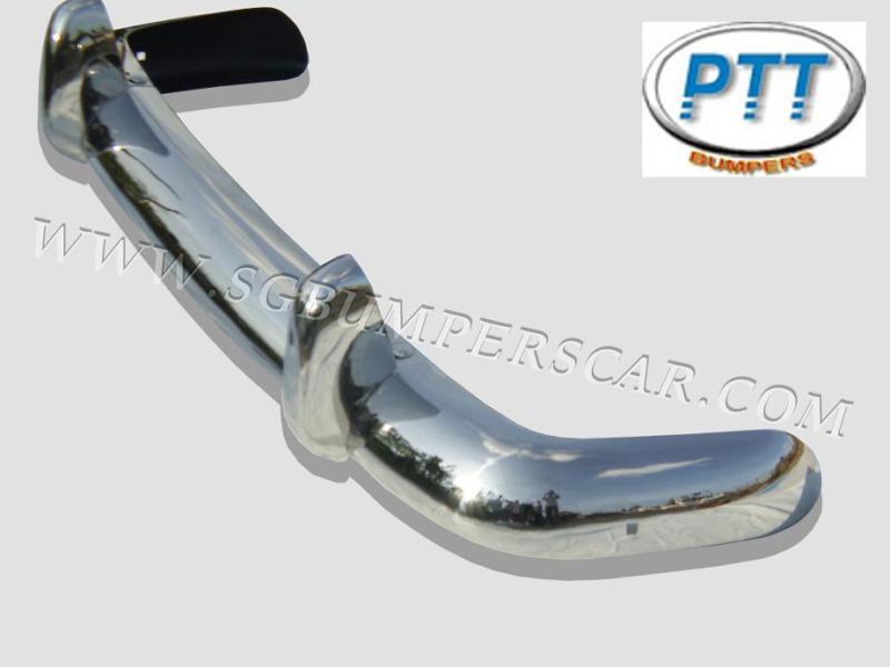 Volvo amazon 122 front and rear stainless steel bumper - us style (1956-1970)