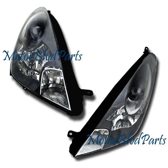 00-05 celica black projector headlamps headlights pair