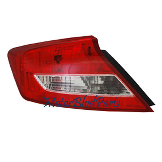 2012-2013 honda civic coupe tail light rear lamp driver left hand lh side