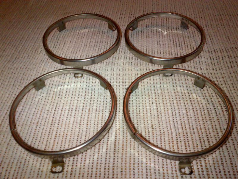 1972 dodge charger headlamp retainer rings