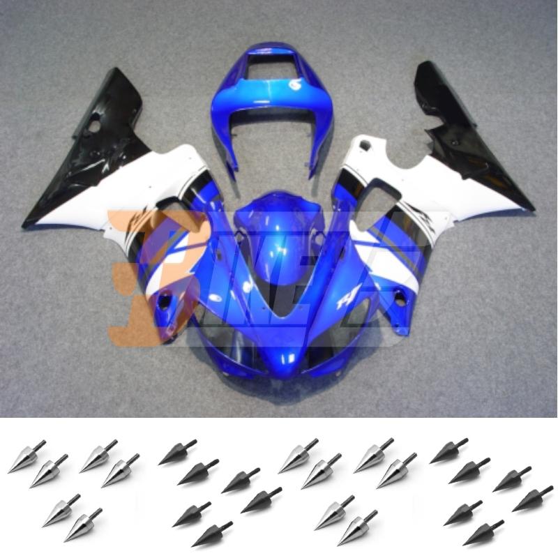 Bolt kit & injection fairing kit bodywork for yamaha yzf 1000 r1 1998 1999 ae