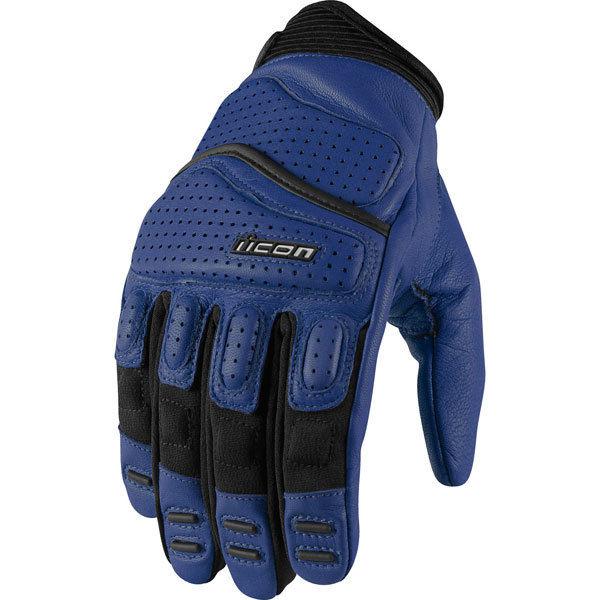 Blue m icon superduty 2 leather glove