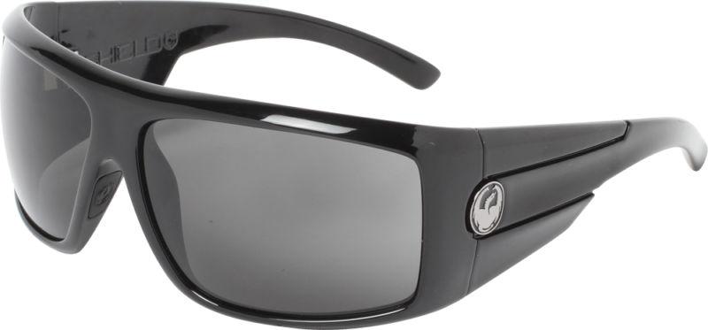 Dragon alliance shield sunglasses jet black/gray lens