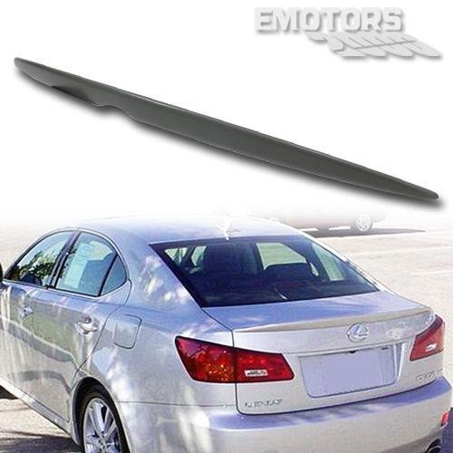 Abs lexus is250 is350 oe type rear trunk boot spoiler unpainted Ω