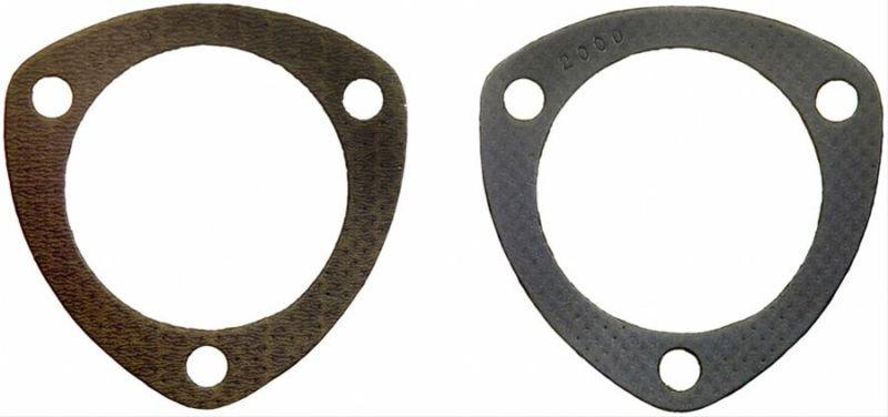 Fel-pro fel2000 collector gaskets 3-hole 2.75" inside diameter pair steel